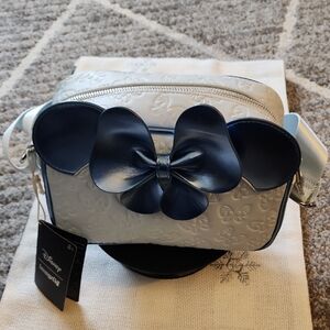 Loungefly Disney Minnie Mouse Blue Butterfly Crossbody Bag.BoxLunch ExclusiveNWT